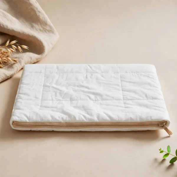 A thin foam pad with a zip