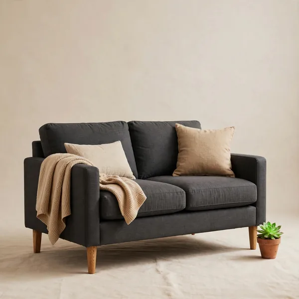 A compact classic sofa bed