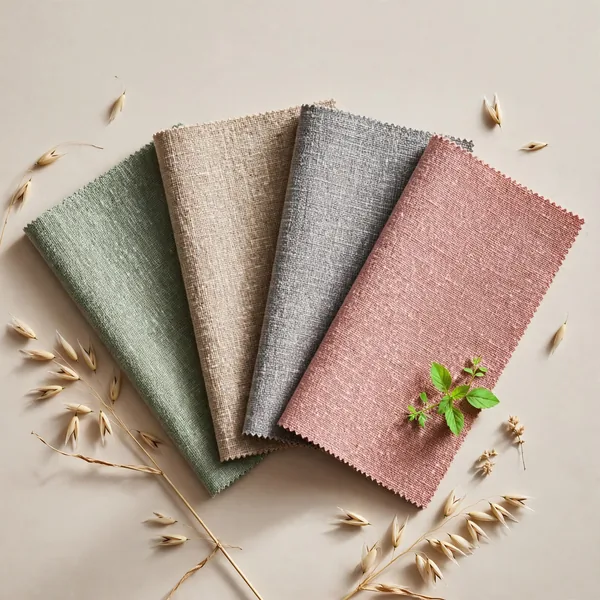 Upholstery fabric swatches